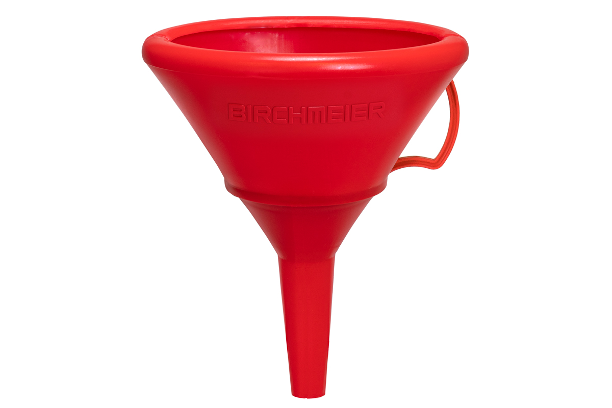 Entonnoir K14, ovale, rouge 14x9.5 cm, hauteur 16.5 cm
